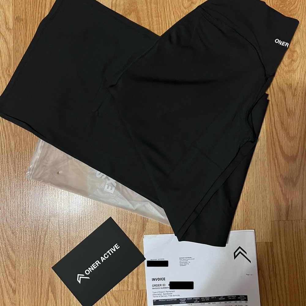 Oner Active softmotion straight leg Black Leggings